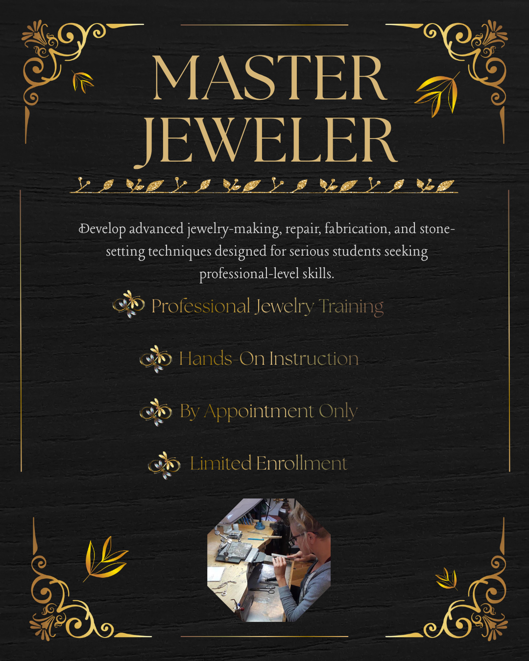 Certified Master Jeweler – In Person
