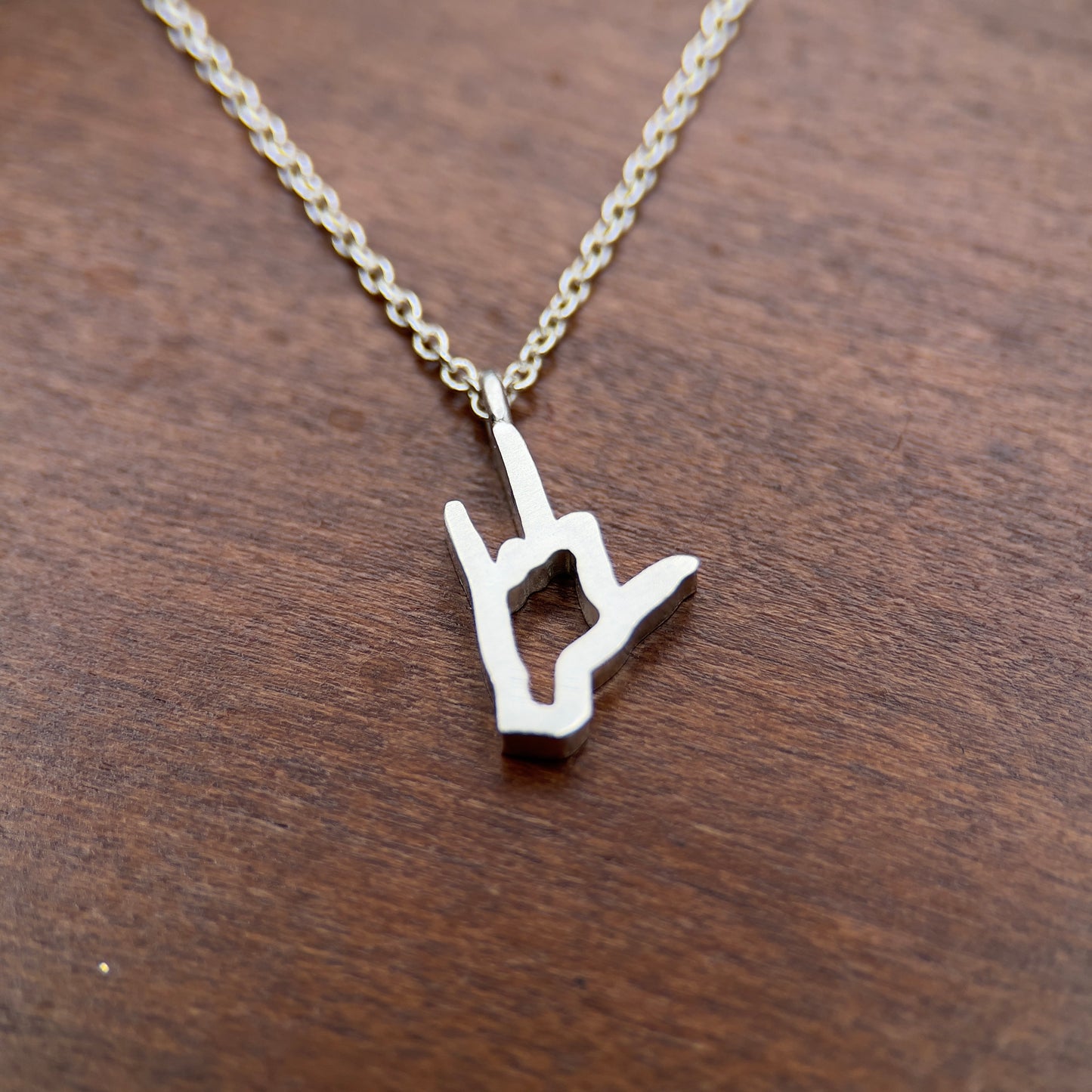 I fkin love you in Sign language Necklace