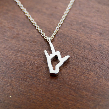 I fkin love you in Sign language Necklace