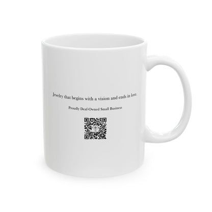 Dragonfly Jewelry Studio's Artistic Ceramic Mug