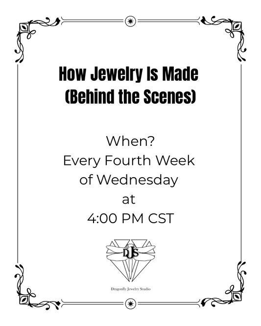 How Jewelry Is Made (Behind the Scenes) - (Live Online Workshop)