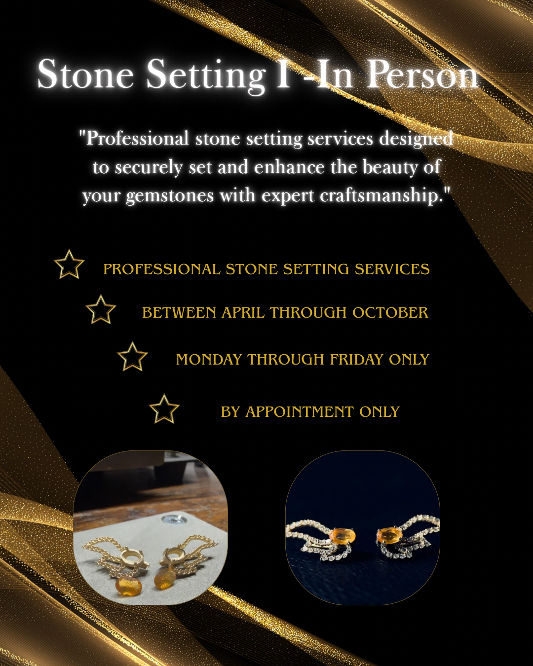 Stone Setting I  – In Person