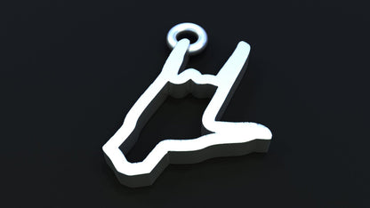 I Love You in Sign Language - Charm | 925 Sterling Silver